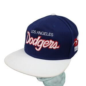 Vintage Sport Specialties Los Angeles Dodgers Script Spellout Snapback Hat